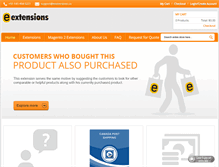 Tablet Screenshot of eextensions.co